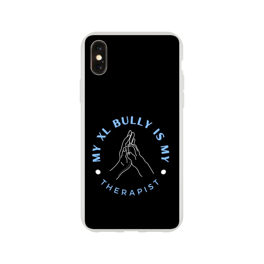 My XL Bully Is My Therapist | Flexi Phone Case For iPhone and Samsung | Pet Accessories | Dog Lover Gift Idea