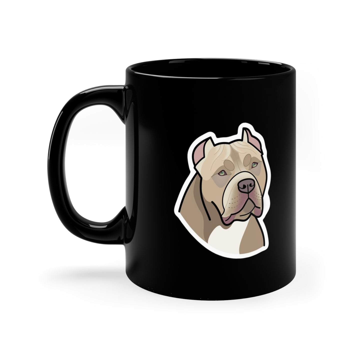 Dont Bully Our Breed | XL Bully Black Ceramic Mug 11oz Coffee Cup