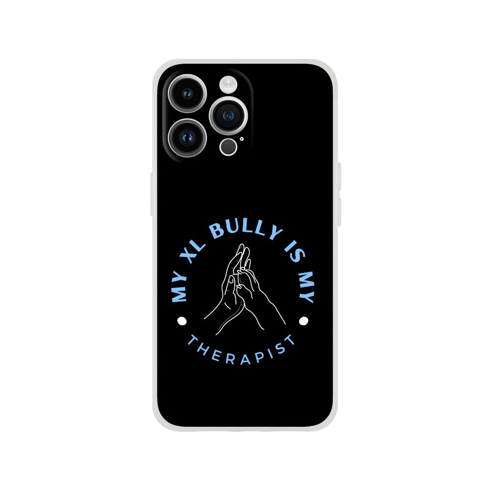 My XL Bully Is My Therapist | Flexi Phone Case For iPhone and Samsung | Pet Accessories | Dog Lover Gift Idea