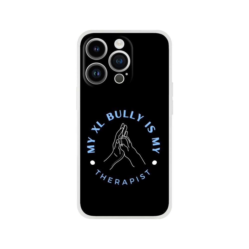 My XL Bully Is My Therapist | Flexi Phone Case For iPhone and Samsung | Pet Accessories | Dog Lover Gift Idea