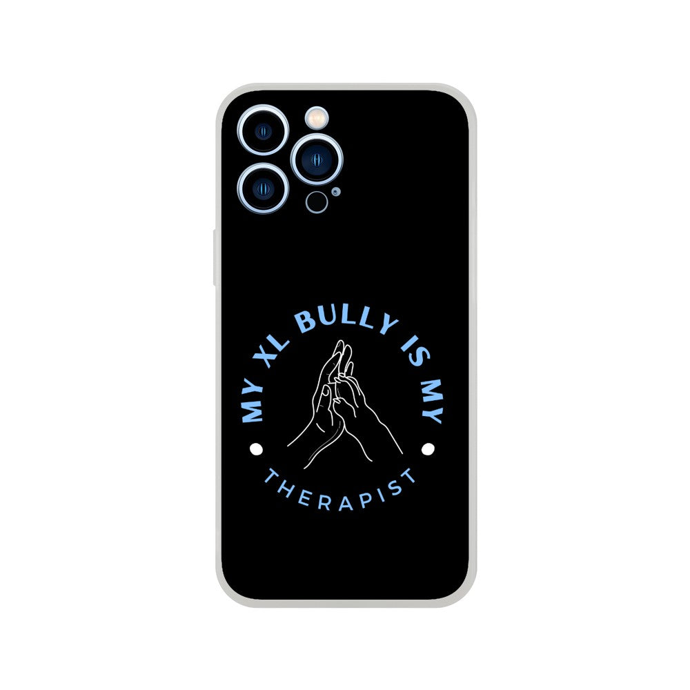 My XL Bully Is My Therapist | Flexi Phone Case For iPhone and Samsung | Pet Accessories | Dog Lover Gift Idea