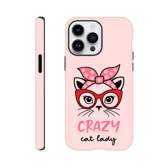 Adorable 'Crazy Cat Lady' Tough Durable Phone Case for Samsung and iPhone | Gifts For Her | Cat Lovers Unique Design